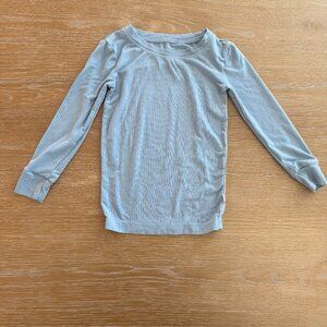 Little Sleepies Fog Ribbed Two-Piece Pajama Set Size 3T